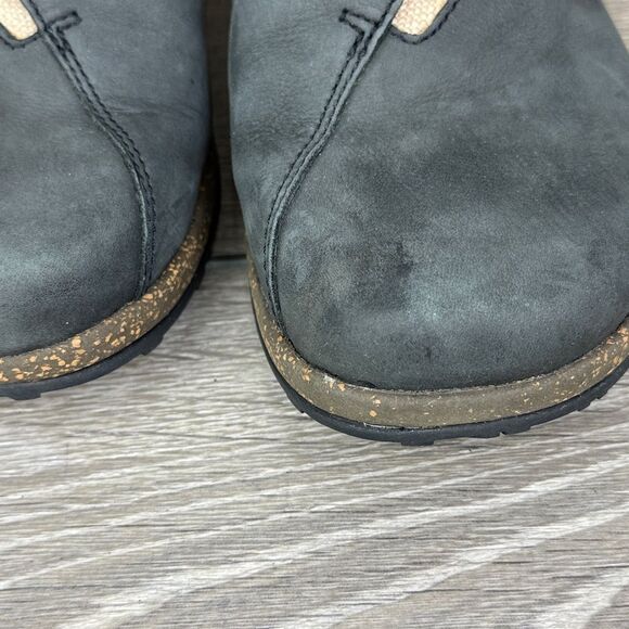 Teva Ventura Women’s Sz 6.5 Black Nubuck Slip-On Strap Comfort Loafer Mule Clog - Picture 11 of 12